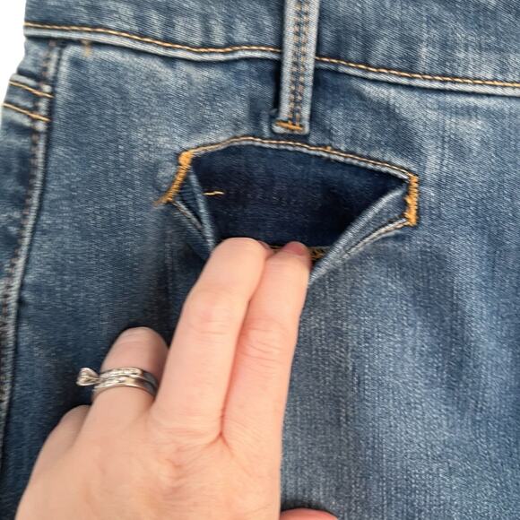 Talbots Blue Knee-Length Pencil Skirt - Picture 4 of 6